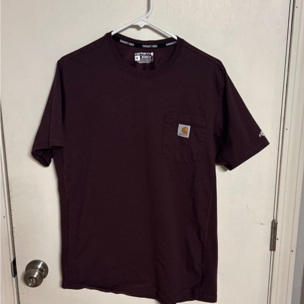 Carhartt Men's Deep Maroon Short Sleeve Tee